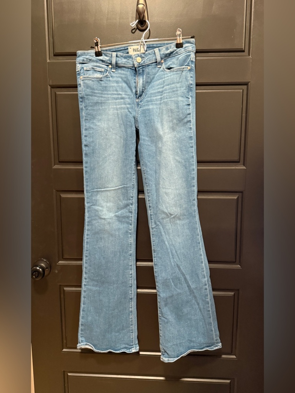 PAIGE Light Blue Flare Jeans